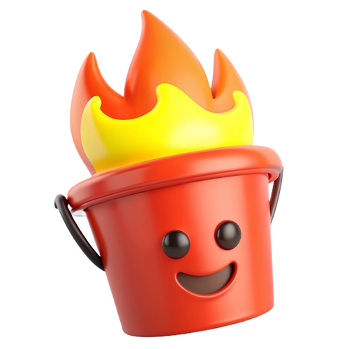 Fire Bucket mascot
